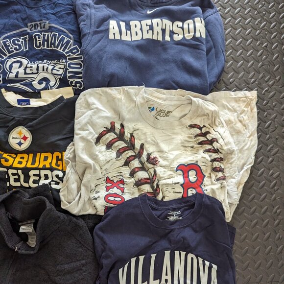 Lot of Mixed Mens NFL Nike Coca Cola MLB Shirts 7 Pc Reseller Bundle - Picture 4 of 4